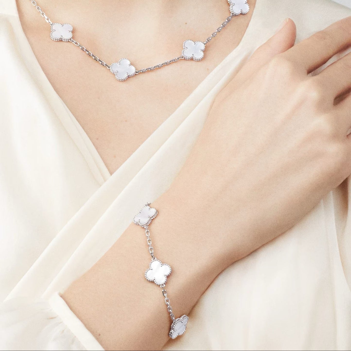 BRACELET TRÈFLE | ARGENT