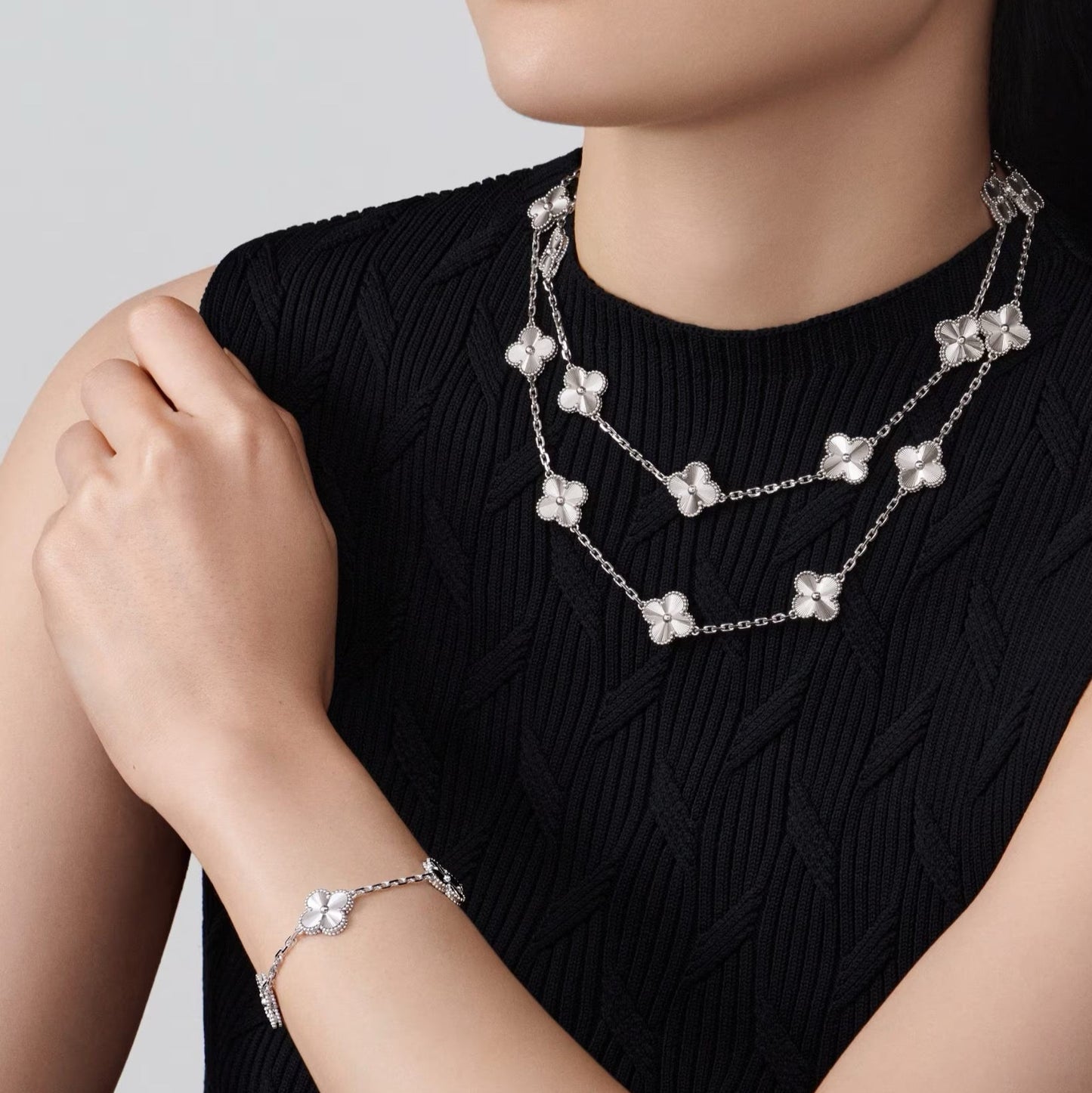 BRACELET TRÈFLE | ARGENT