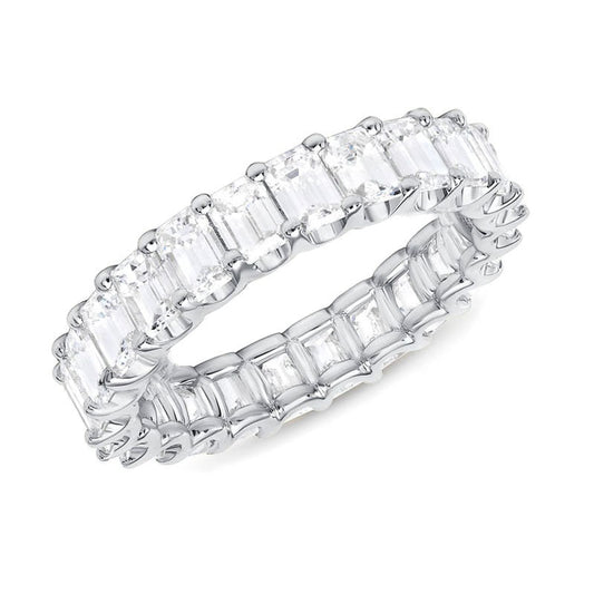 BAGUE CARRÉ DIAMANT | ARGENT