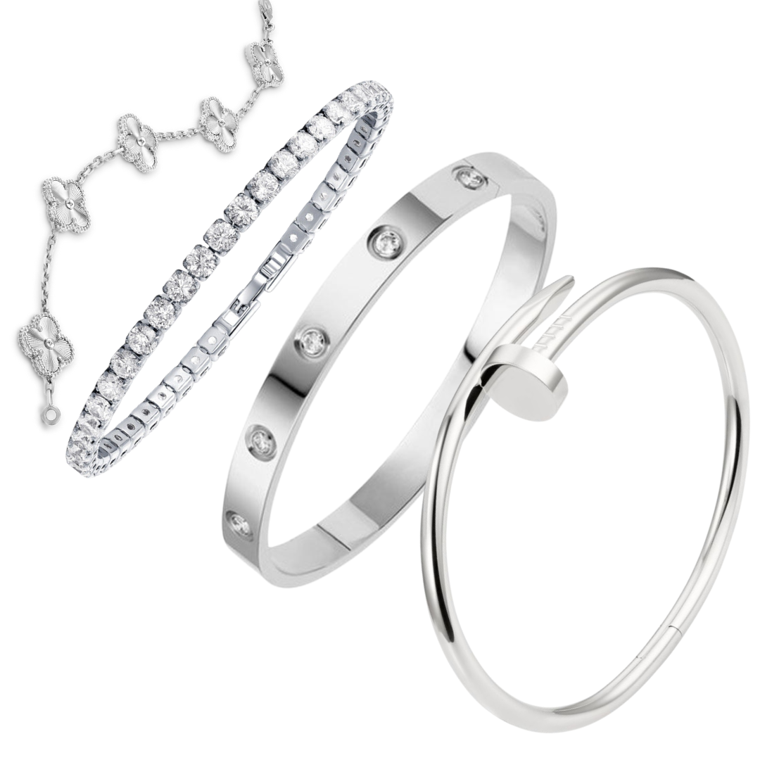 SET ARGENT LUXE EMPILABLE – COLLECTION ZOÉ